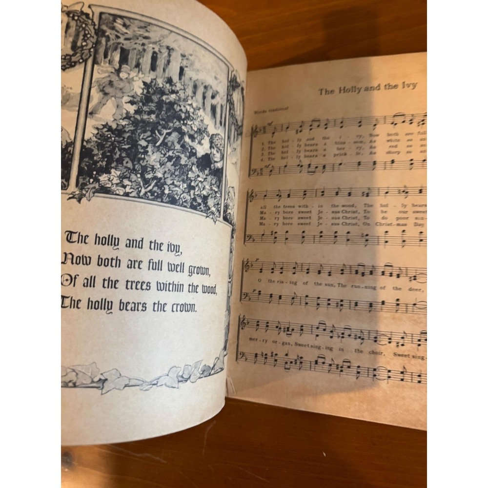 Vintage‎ Christmas Carols Book Children Songs Karl Schulte FD Lohman - Picture 7 of 9